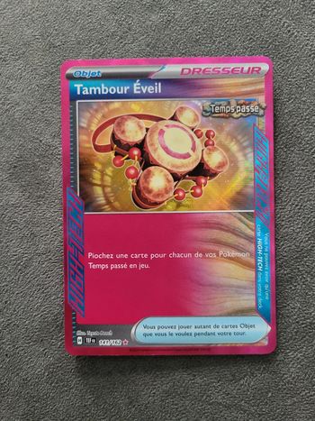 Carte pokémon tambour éveil