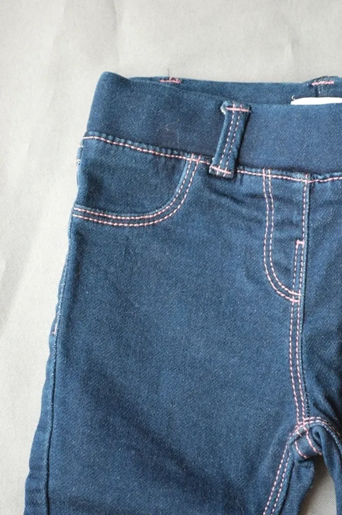 Jeans slim Pat & Ripaton 18-24 mois - Bleu Denim Fille - photo numéro 2