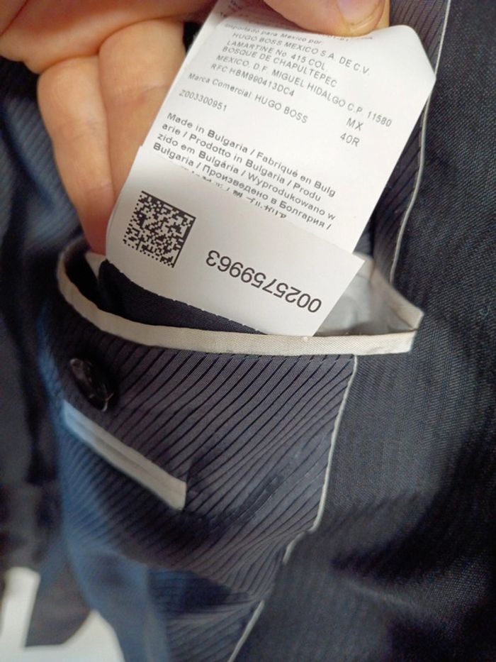 Veste de costume Hugo Boss taille 50 coloris noir - photo numéro 12