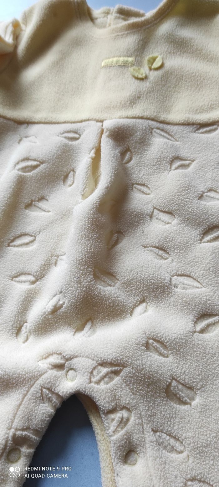 Lot 3 grenouillères polaire La redoute 3 mois - photo numéro 5