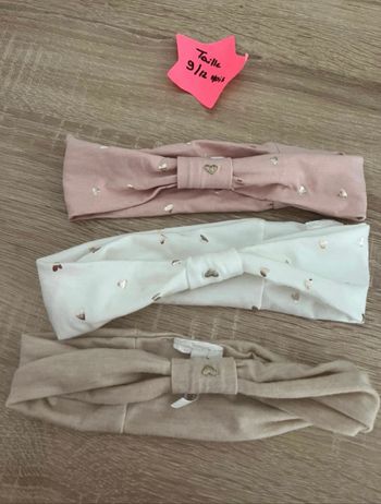 Lot de 3 bandeaux