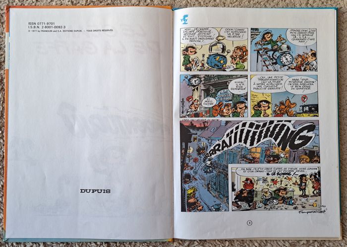 📚 BD Gaston tome 10 Le géant de la gaffe - 1987 - photo numéro 2