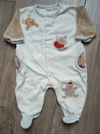 Pyjama oursons 3 mois