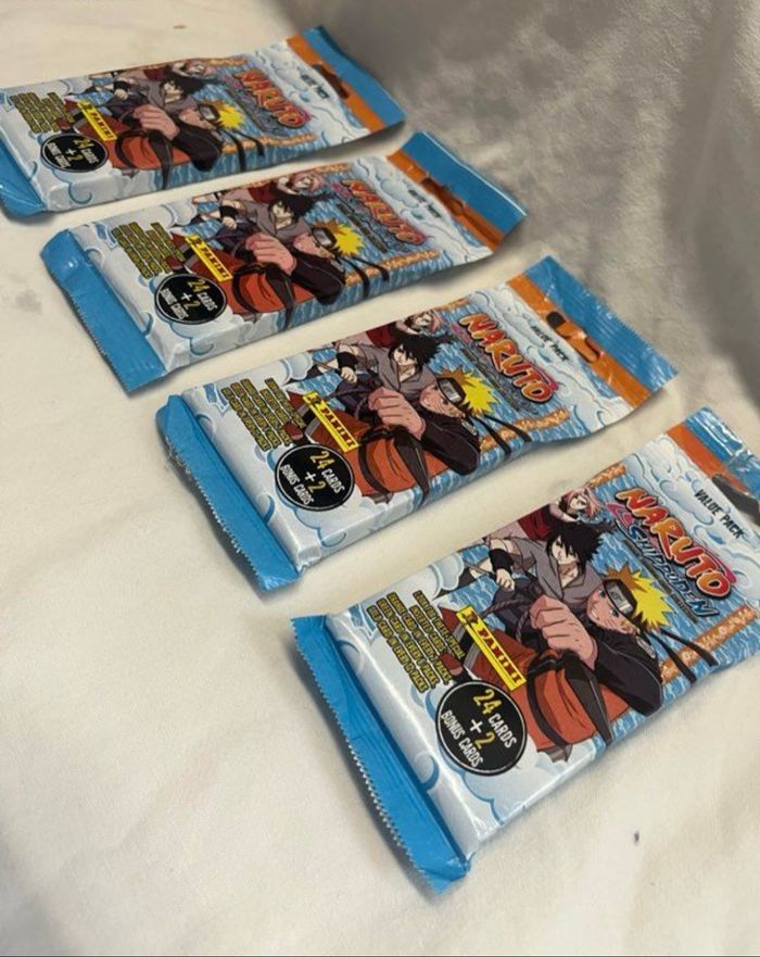 4 Mega Boosters Cartes NARUTO neufs scellés - photo numéro 2