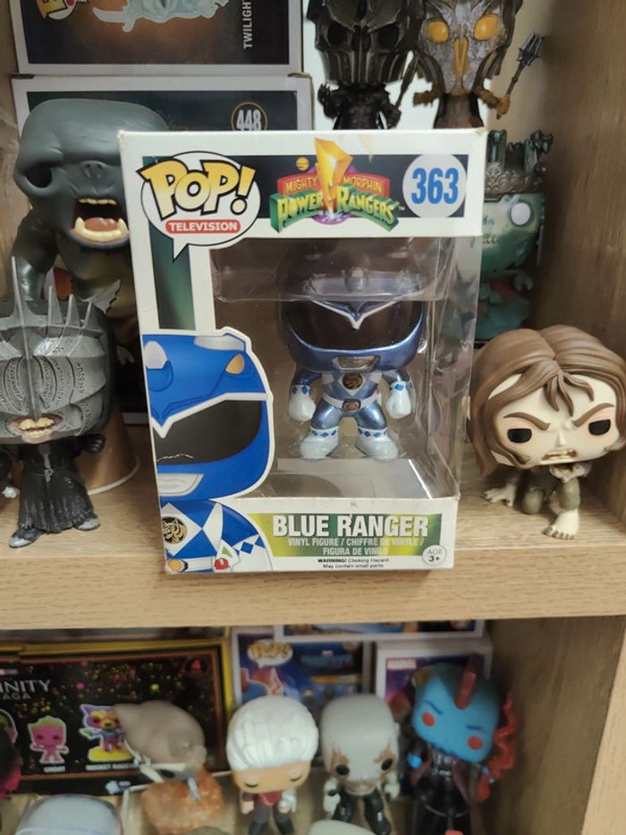 Funko pop blue ranger 363 Power rangers mighty Morphin