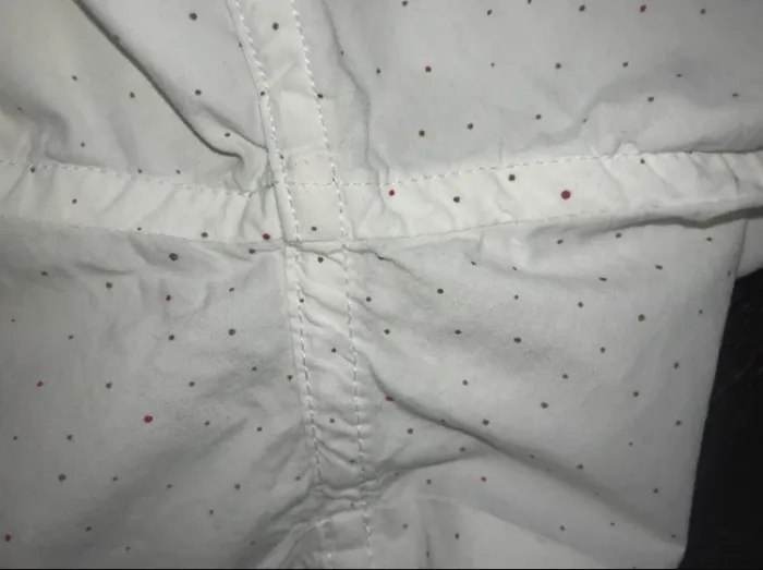 marque jules homme slim M chemise manches courtes Blanche avec points bleu et rouge - photo numéro 12