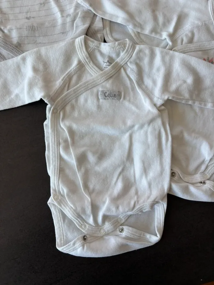 Lot de 7 bodies manches longues mixte - photo numéro 4