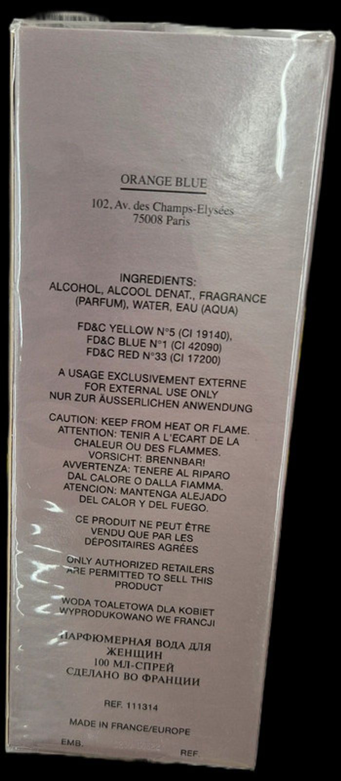 Parfum "Miss Candle" - Orangeblue Paris - Eau de Toilette - 100ml - photo numéro 2