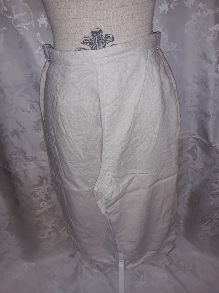 Faby27800 Pantalon corsaire femme couleur : lin - photo numéro 2