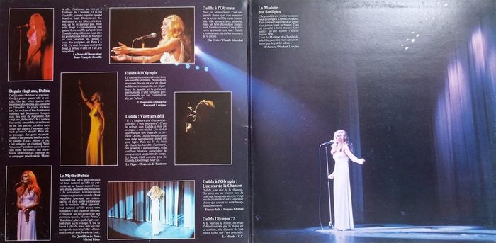 Vends Vinyle Dalida Olympia 77 enregistré en public année 1977 - photo numéro 8