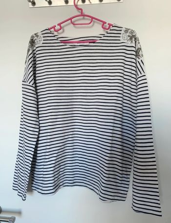 Top marinière Promod taille XL
