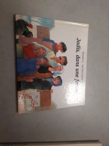 Livre enfant jadis dans une ferme