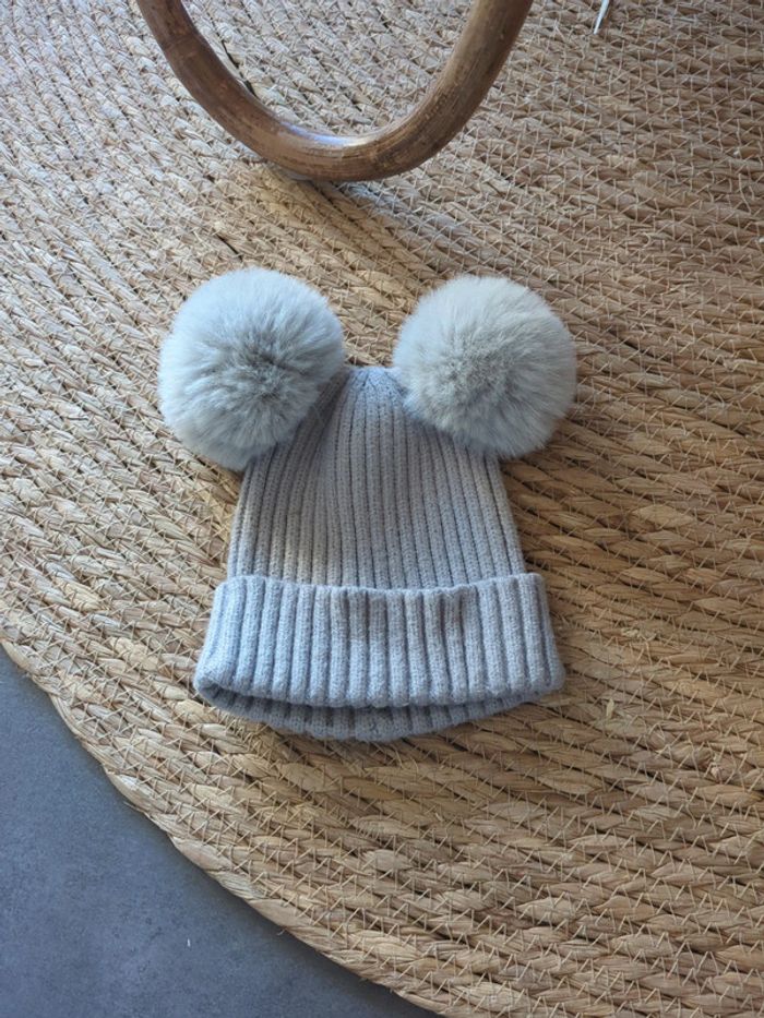 Ensemble bonnet mouffles 12/24 mois - photo numéro 2