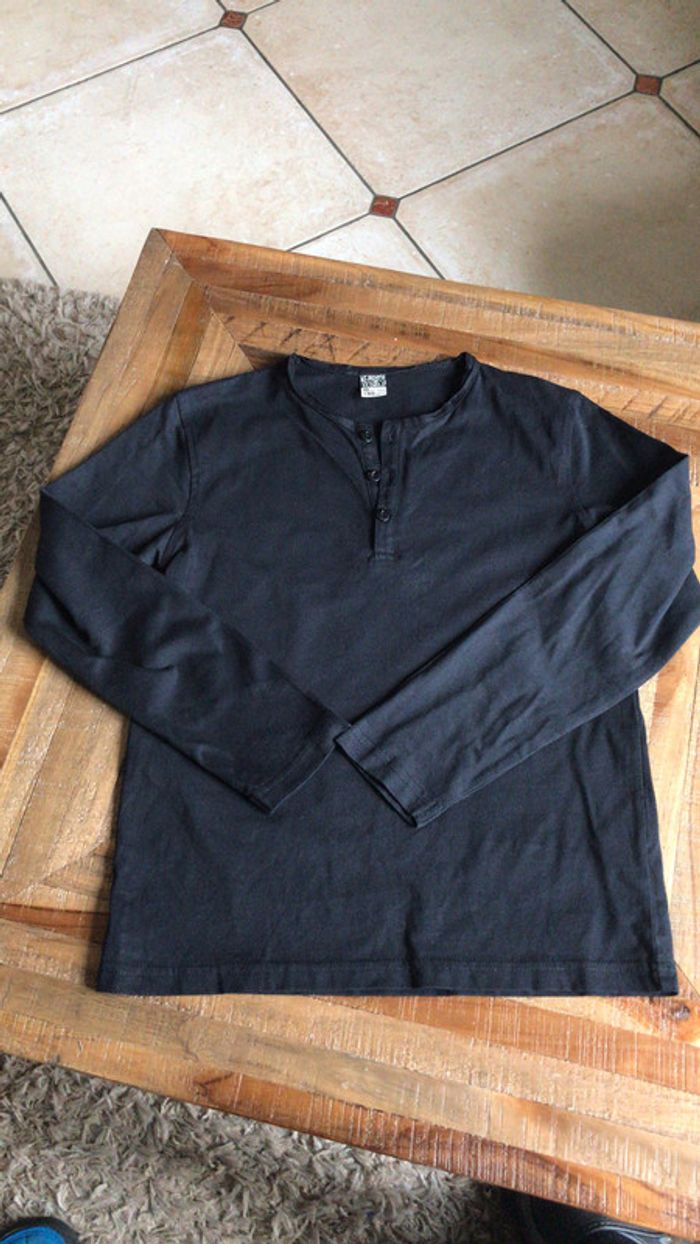 Teeshirt noir guitare bleue - photo numéro 2