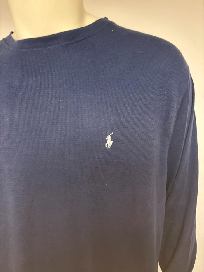 T-shirt manches longues Ralph Lauren bleu marine - Taille XXL - photo numéro 6