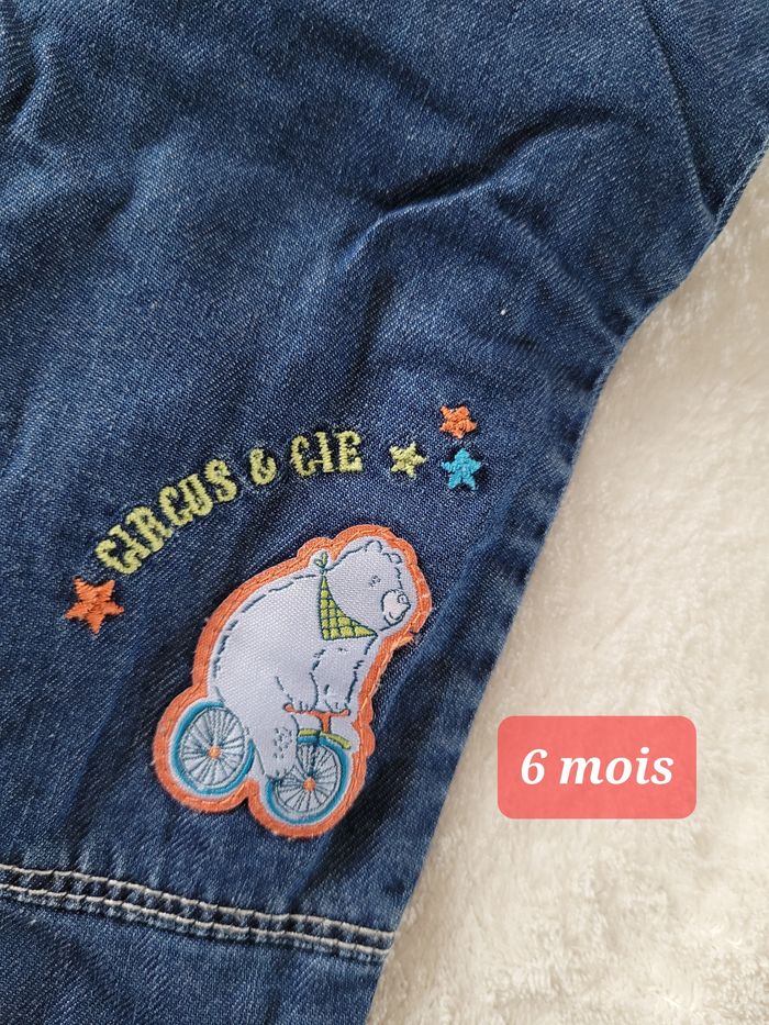 Jean doublé polaire "La compagnie des petits" - 6 mois - photo numéro 3
