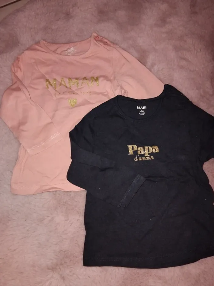 Lot de 2 t-shirts