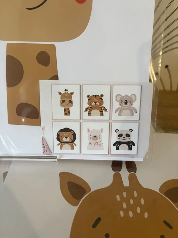 Affiches “Mini Jungle Squad” pour chambre enfant - photo numéro 2