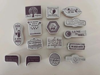 Tampon thème mariage