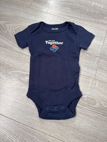Body bleu - Taille 3 mois - Kiabi 