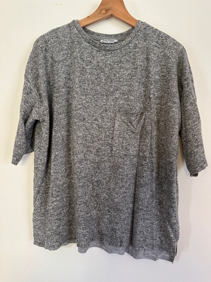 Pull gris Zara taille S