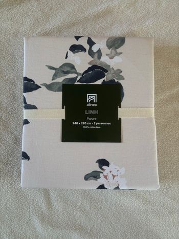 Parure de lit 220x240 neuve Alinea