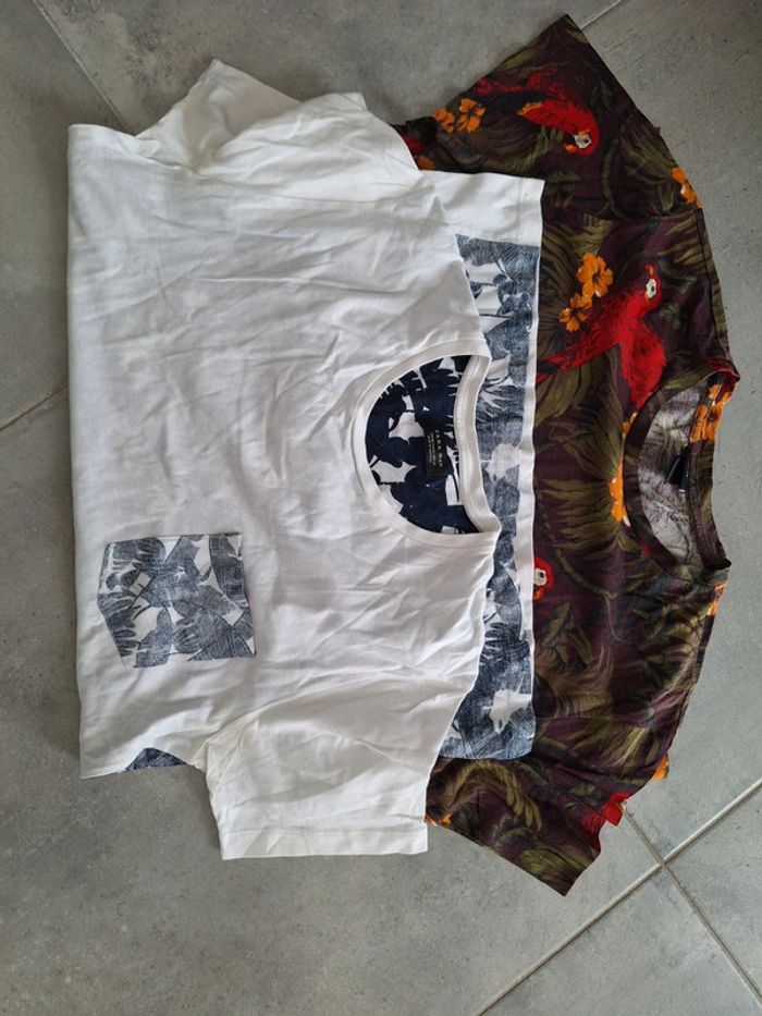 2 tshirt homme taille m