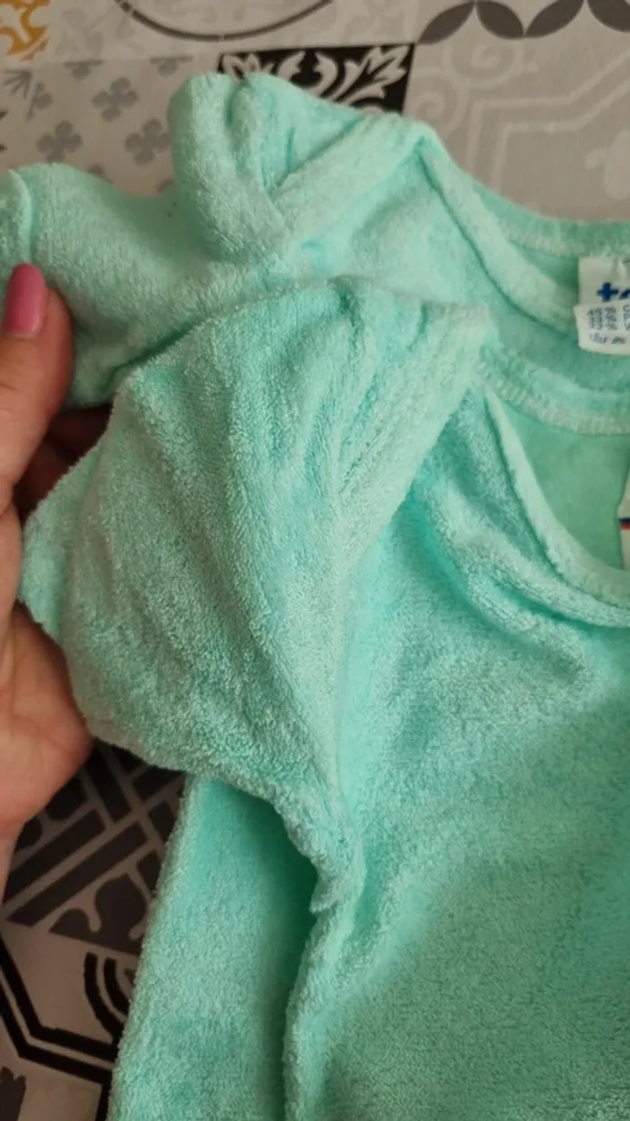 6 body manche courte style éponge taille 2 ans - Tex - photo numéro 10
