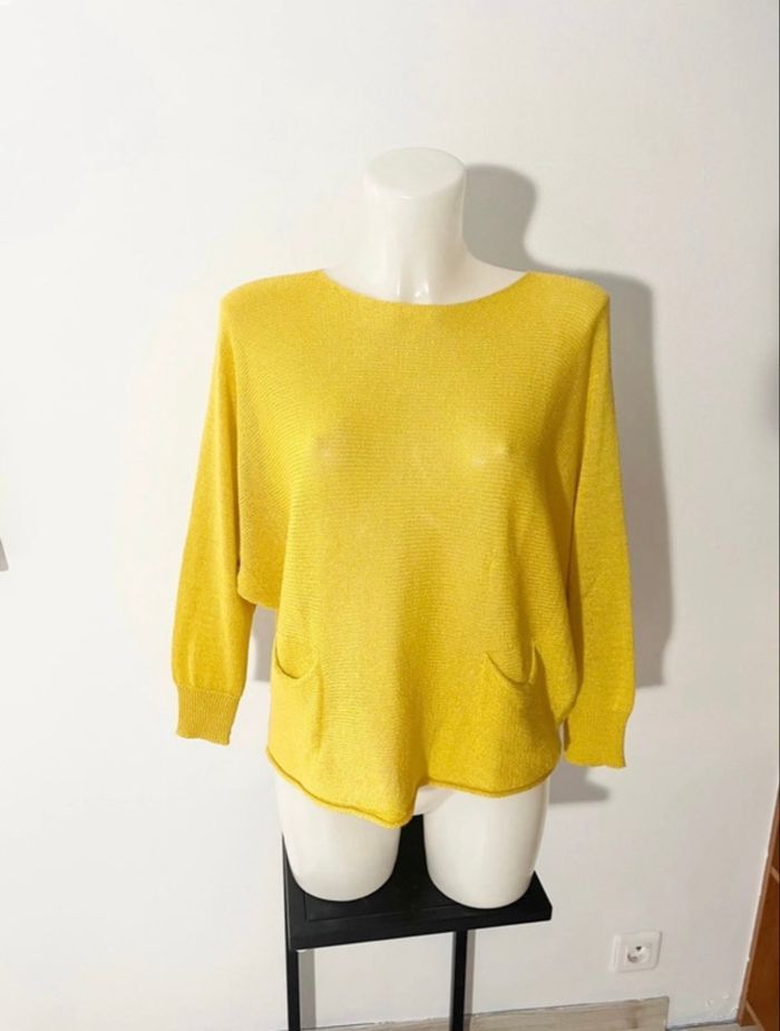 Pull jaune - photo numéro 3