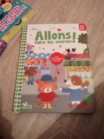 Livre animé Allons faire les courses