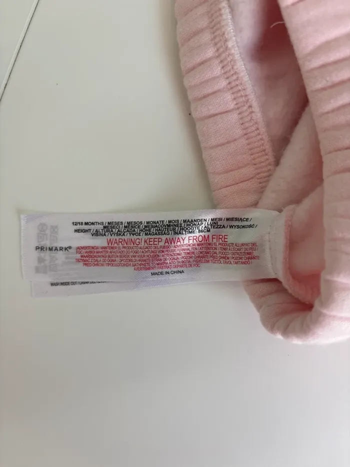 Sweat à capuche zippé – Primark – 12-18 mois (86 cm) - photo numéro 3