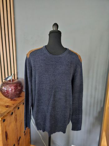 Pull homme bleu AT COMPANY Armand Thiery – taille XL – très bon état