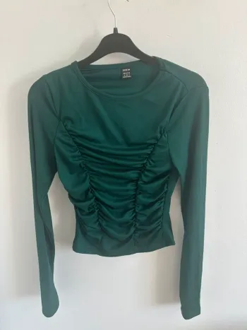 T shirt manches longues vert sapin