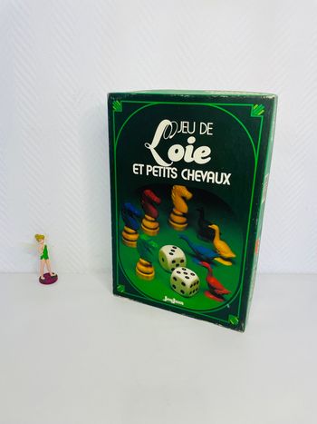 Jeu de l’oie et petits chevaux vintage 