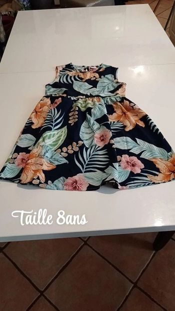 Robe fleury
