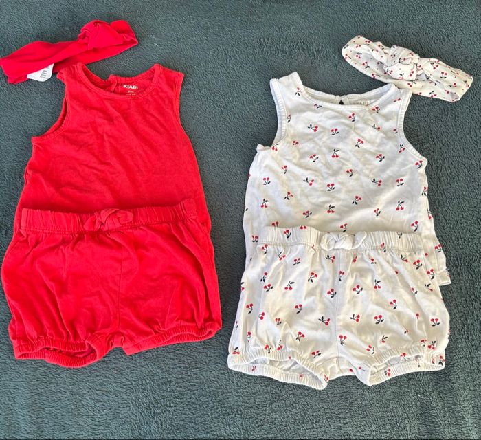 Lot de 2 ensembles 3 pièces  9 mois 71 cm - photo numéro 2