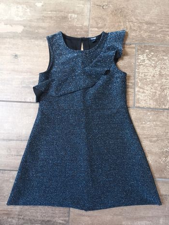 Robe de soirée fête anniversaire mariage Noël Fille 6 ans paillettes Kiabi