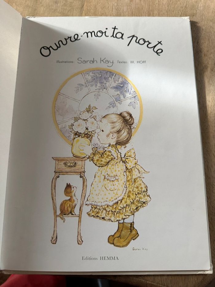 Livre ancien vintage Ouvre-moi ta porte Sarah Kay Hemma collection petits secrets - photo numéro 3