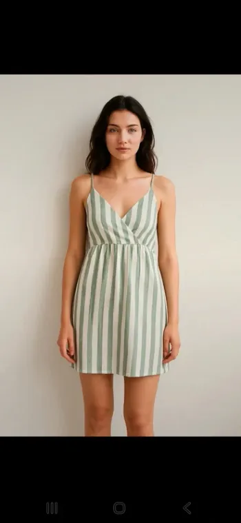 👗 Magnifique robe verte d'été