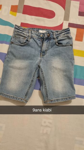 Short en jeans