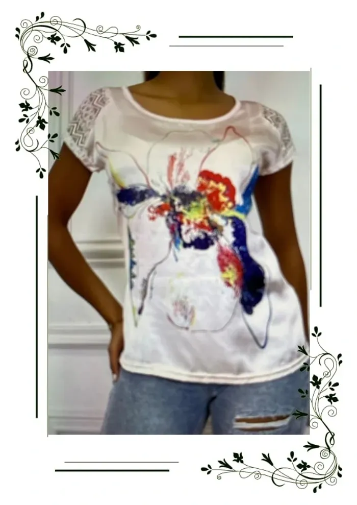 Tee shirt bleu neuf - photo numéro 6