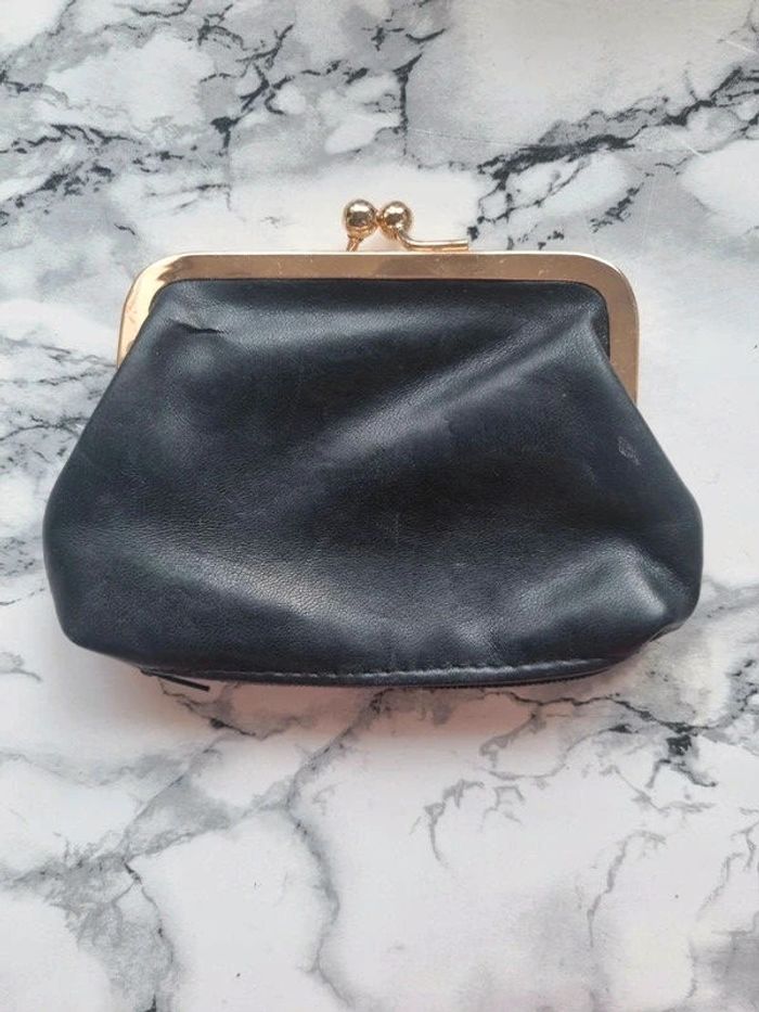 Porte monnaie en cuir vintage - photo numéro 2