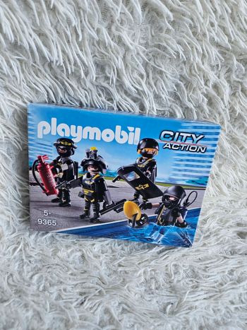 Jouet - jeux de construction playmobil 9365 policiers city action - Neuf