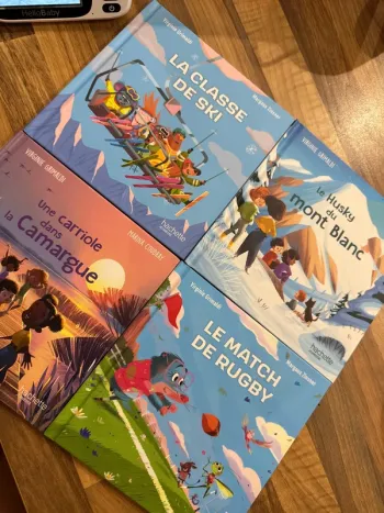 Lot de 4 livres pour enfant Virginie Grimaldi
