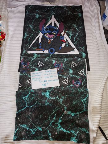 Lot de tissus sweat bouclette