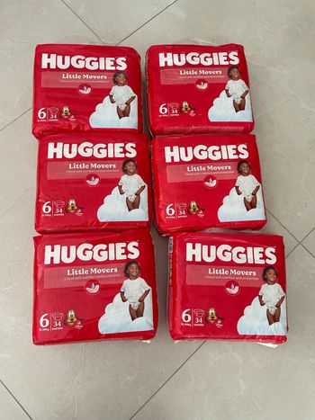 Huggies Little movers taille 6