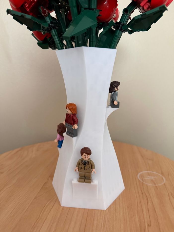 Vase idéal fleurs lego 3D - photo numéro 4