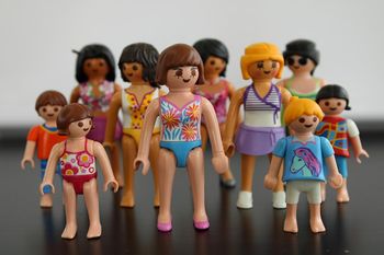 Playmobil lot personnages thème plage