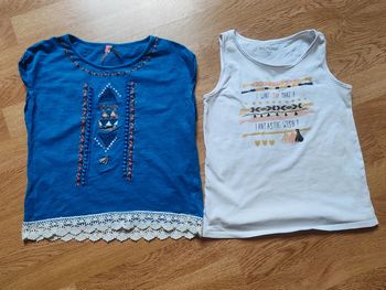 Deux hauts débardeur top 8 ans