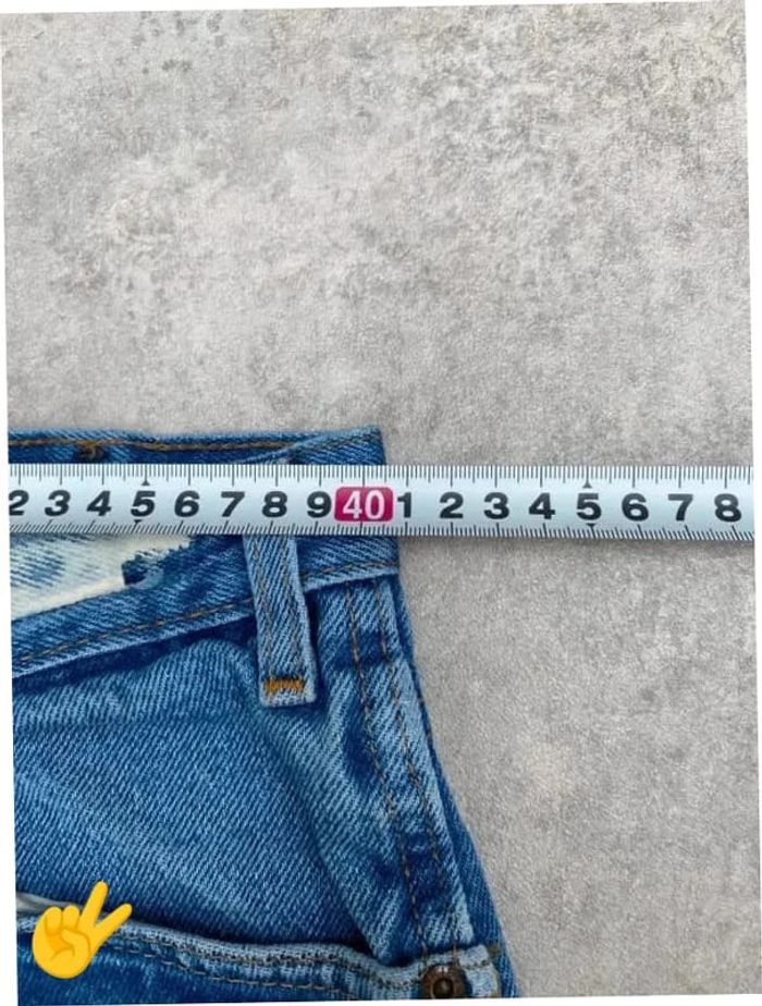 Short Dickies jeans W30 FR40 Bleu Homme Men #SHO49 - photo numéro 5